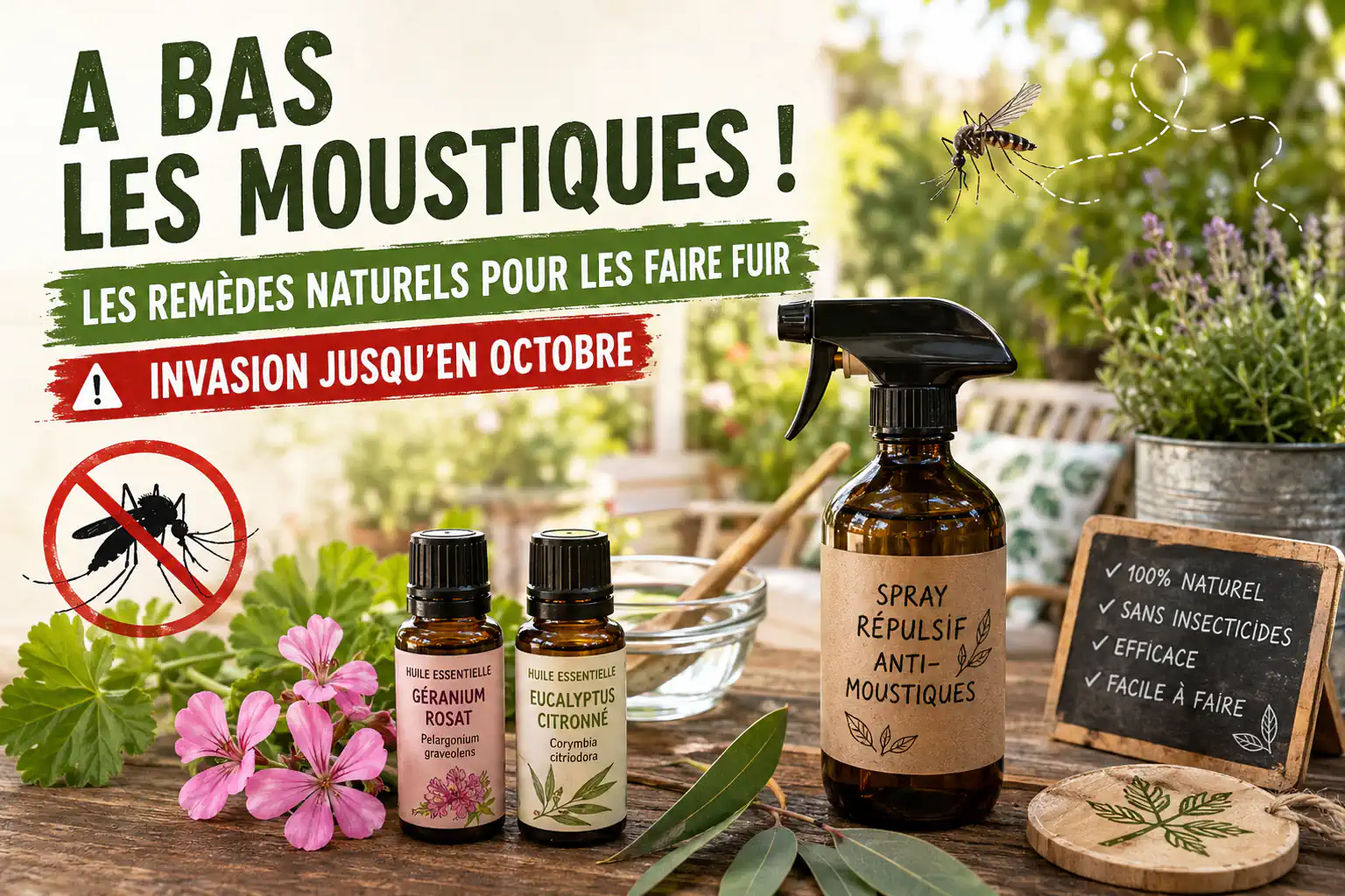 A BAS LES MOUSTIQUES ! LES REMÈDES NATURELS POUR LES…