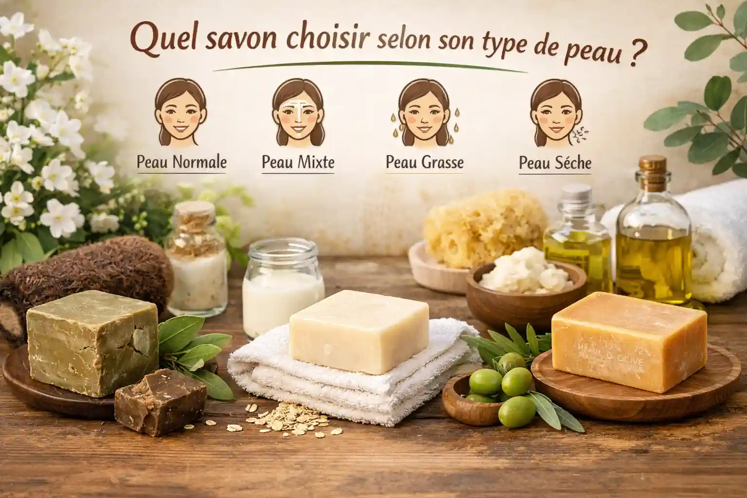Bien choisir son savon selon son type de peau