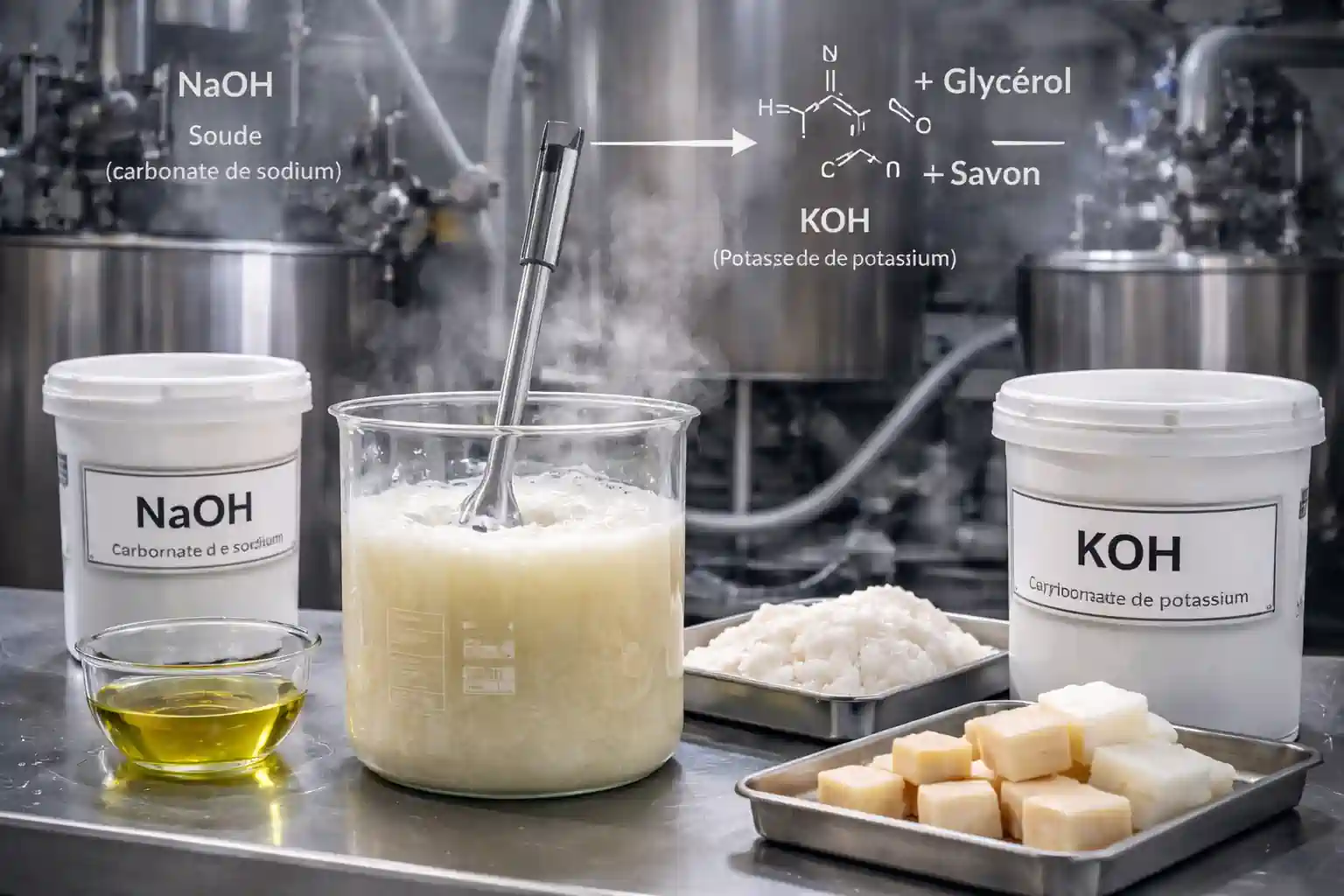 La saponification c'est quoi