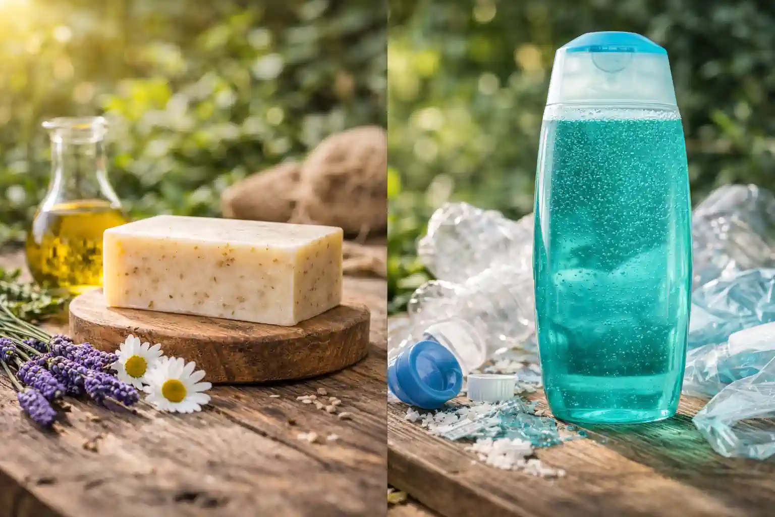 Pourquoi préférer le savon au gel douche