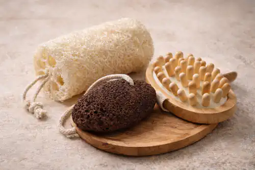 Accessoires de massage en bois et pierre